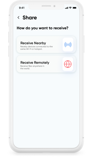 Smart Transfer app featuring file sharing, contacts sync, and media organization.