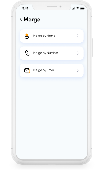 Contacts Cleaner merging duplicate contacts and editing contact details.