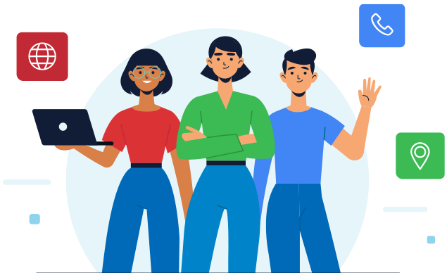 Contact Us Illustration
